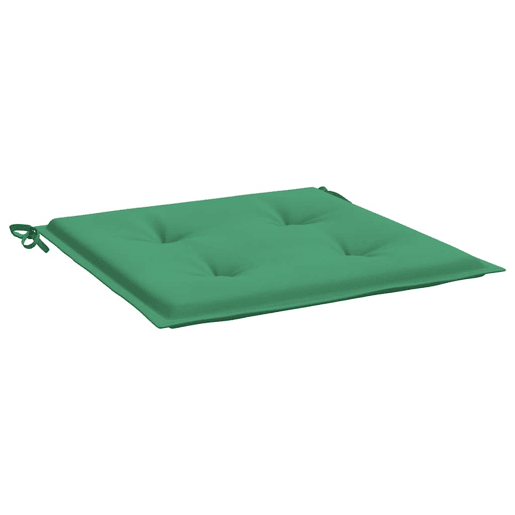 Almofadões p cadeiras jardim - Almofadas de exterior 2pcs 40x40x3 cm oxford verde Almofadões p cadeiras jardim - Almofadas de exterior 2pcs 40x40x3 cm oxford verde
