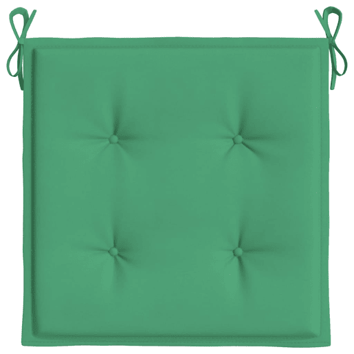 Almofadões p cadeiras jardim - Almofadas de exterior 2pcs 40x40x3 cm oxford verde Almofadões p cadeiras jardim - Almofadas de exterior 2pcs 40x40x3 cm oxford verde