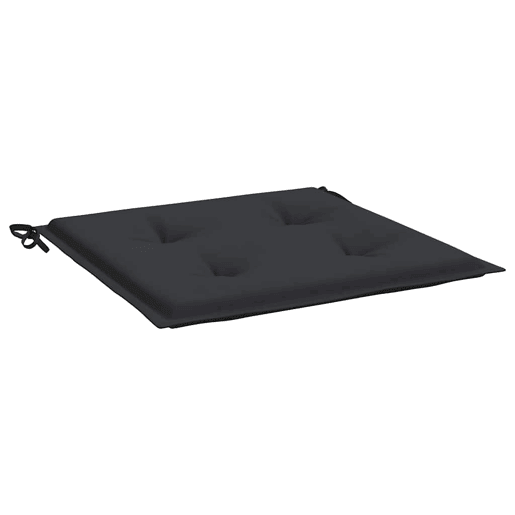 Almofadões p cadeiras de jardim - Almofadas de exterior 2 pcs tecido oxford preto