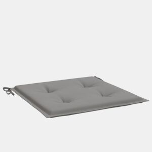 Almofadões p cadeiras de jardim - Almofadas de exterior 2 pcs tecido oxford cinza