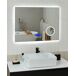 Beliani Espejo de baño MONTARON Beliani Espejo de baño MONTARON Plateado