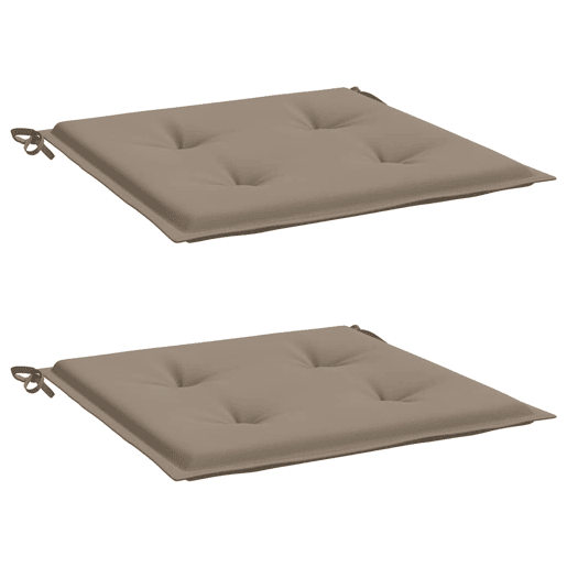 Almofadões p cadeiras jardim - Almofadas de exterior 2 pcs oxford cinza-acastanhado Almofadões p cadeiras jardim - Almofadas de exterior 2 pcs oxford cinza-acastanhado