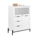 SoBuy FSB94-W Aparador Multifuncional para Pasillo salón y Cocina SoBuy FSB94-W Aparador Multifuncional para Pasillo salón y Cocina Blanco