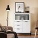SoBuy FSB94-W Aparador Multifuncional para Pasillo salón y Cocina SoBuy FSB94-W Aparador Multifuncional para Pasillo salón y Cocina Blanco