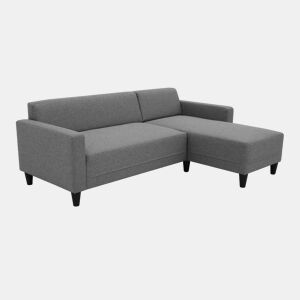 Sofá reversível Sawana Bob Chaise Longue Cinza Antracite 197 cm