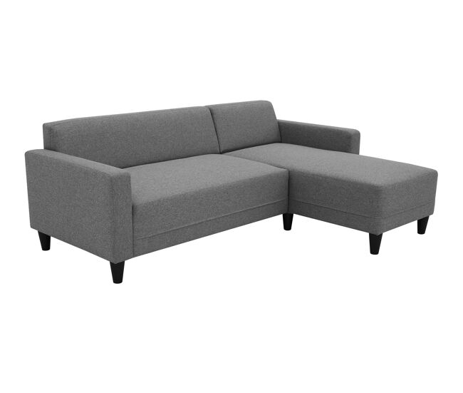 Sofá Chaise Longue Bob Reversible Sawana Color Gris Antracita 197 cm