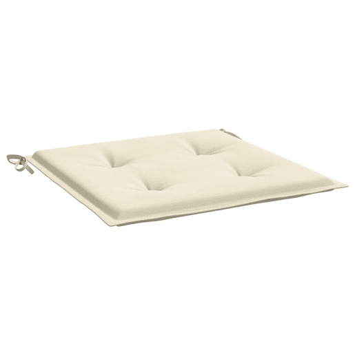 Almofadões p cadeiras jardim - Almofadas de exterior 2pcs 40x40x3 cm oxford cor creme