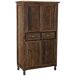 Armario de madera, 4 puertas y 2 cajones Armario de madera, 4 puertas y 2 cajones Marrón