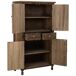 Armario de madera, 4 puertas y 2 cajones Armario de madera, 4 puertas y 2 cajones Marrón