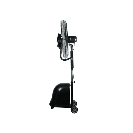 Nebulizador industrial com 3 velocidades, temporizador e a opção para ajustar o volume de pulverização. A sua cabeça é oscilante e feita de metal. Tem um alcance de até 10m, tanque de 49 L e 3 lâminas de alumínio.