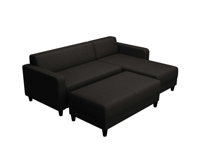Sofá Cama Bob Sawana en Color Gris Oscuro Antracita 138x65x197 cm