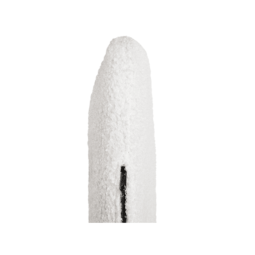Banco estofado TABY Bouclé Branco creme 2 lugares