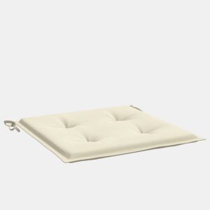 Almofadões p cadeiras de jardim - Almofadas de exterior 2 pcs tecido oxford creme