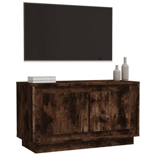 Móvel de TV - Modulo de TV - Armário de TV 80x35x45 cm derivados de madeira carvalho fumado