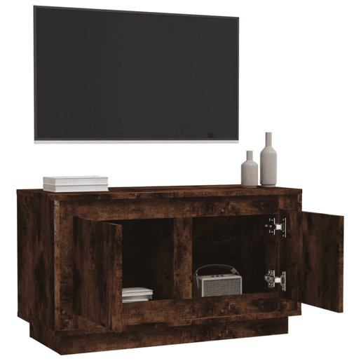 Móvel de TV - Modulo de TV - Armário de TV 80x35x45 cm derivados de madeira carvalho fumado