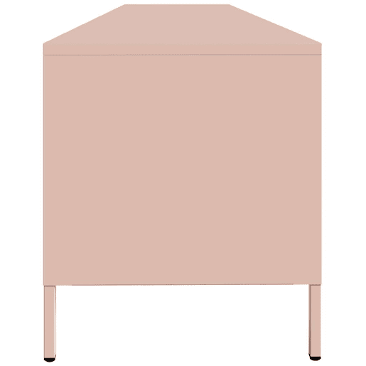 Móvel de TV - Modulo de TV - Armário de TV 202x39x43,5 cm aço laminado a frio rosa