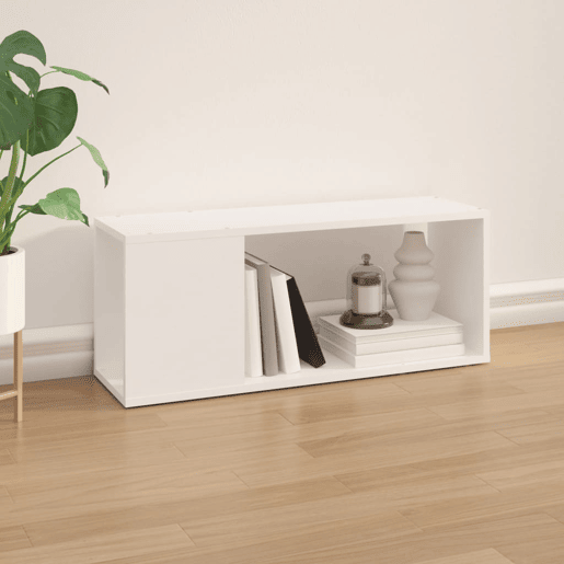 Móvel de TV - Modulo de TV - Armário de TV 80x24x32 cm derivados de madeira branco