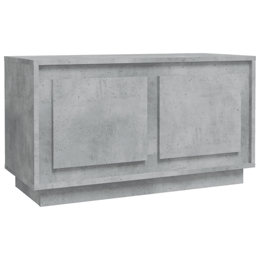 Móvel de TV - Modulo de TV - Armário de TV 80x35x45 cm derivados de madeira cinzento cimento