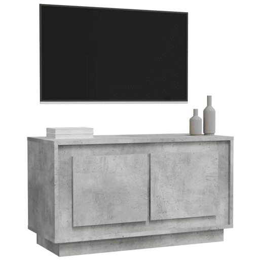 Móvel de TV - Modulo de TV - Armário de TV 80x35x45 cm derivados de madeira cinzento cimento