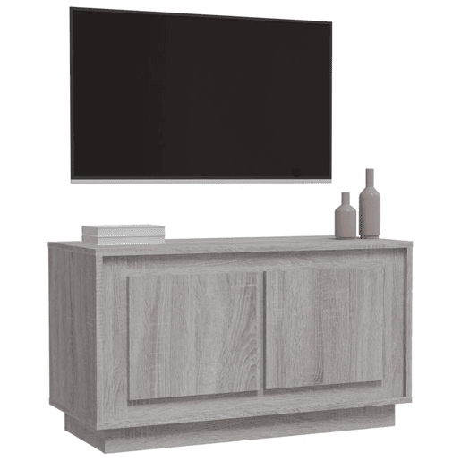 Móvel de TV - Modulo de TV - Armário de TV 80x35x45 cm derivados de madeira cinzento sonoma