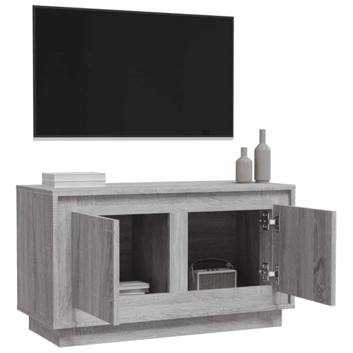Móvel de TV - Modulo de TV - Armário de TV 80x35x45 cm derivados de madeira cinzento sonoma