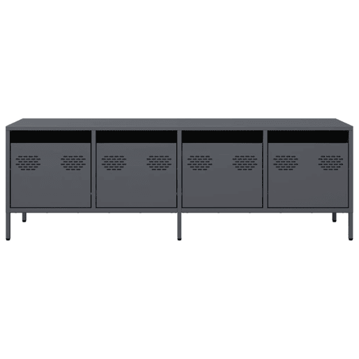 Móvel de TV - Modulo de TV - Armário de TV 135x39x43,5 cm aço laminado a frio antracite