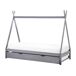 Beliani Cama nido infantil Madera de pino TALMONTIERS 99x209 Beliani Cama nido infantil Madera de pino TALMONTIERS 99x209 Gris
