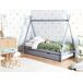 Beliani Cama nido infantil Madera de pino TALMONTIERS 99x209 Beliani Cama nido infantil Madera de pino TALMONTIERS 99x209 Gris