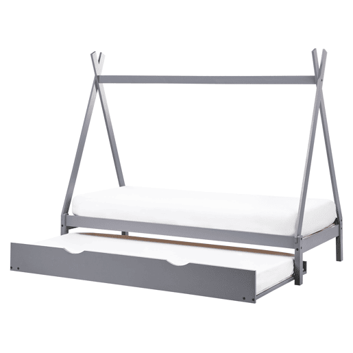 Cama gavetão infantil Pinho TALMONTIERS 90 x 200 cm Cinzento
