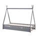 Beliani Cama nido infantil Madera de pino TALMONTIERS 99x209 Beliani Cama nido infantil Madera de pino TALMONTIERS 99x209 Gris