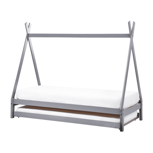 Cama gavetão infantil Pinho TALMONTIERS 90 x 200 cm Cinzento