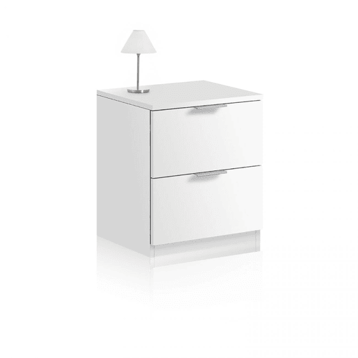 Mesa de cabeceira Andra Branco 38 x 45 x 34 cm
