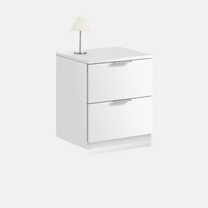 Mesa de cabeceira Andra Branco 38 x 45 x 34 cm