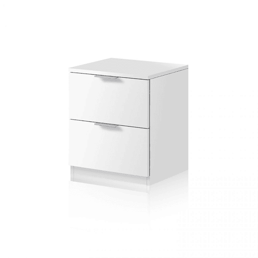 Mesa de cabeceira Andra Branco 38 x 45 x 34 cm