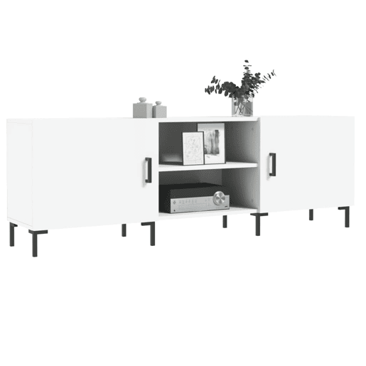 Móvel para TV - Móvel de TV - Armário de TV 150x30x50 cm derivados de madeira branco