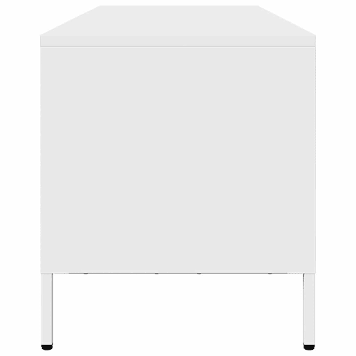 Móvel de TV - Modulo de TV - Armário de TV 202x39x43,5 cm aço laminado a frio branco