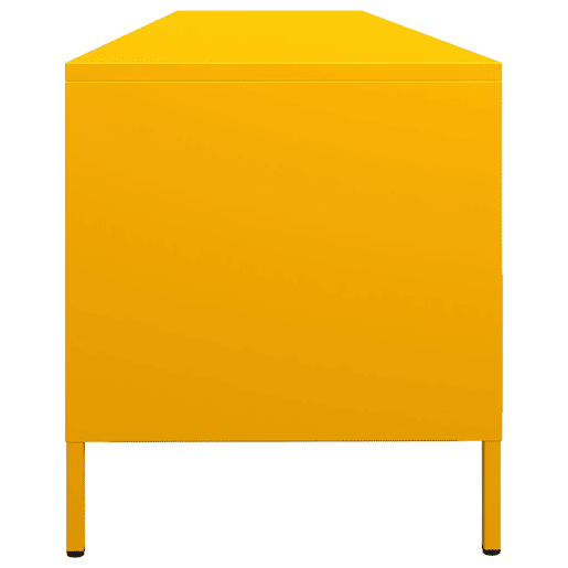 Móvel de TV - Modulo de TV - Armário de TV 202x39x43,5 cm aço laminado a frio amarelo mostarda