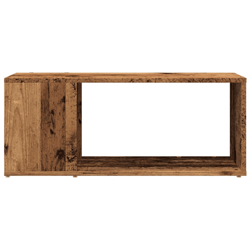 Móvel de TV - Modulo de TV - Armário de TV 80x24x32cm derivados de madeira cor madeira velha