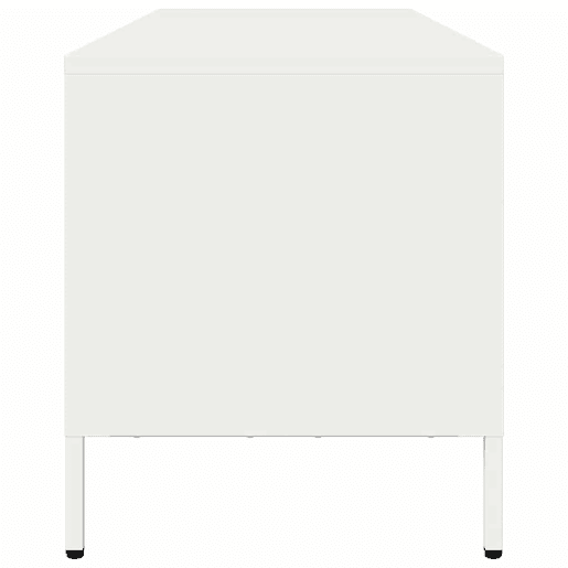 Móvel de TV - Modulo de TV - Armário de TV 135x39x43,5 cm aço laminado a frio branco