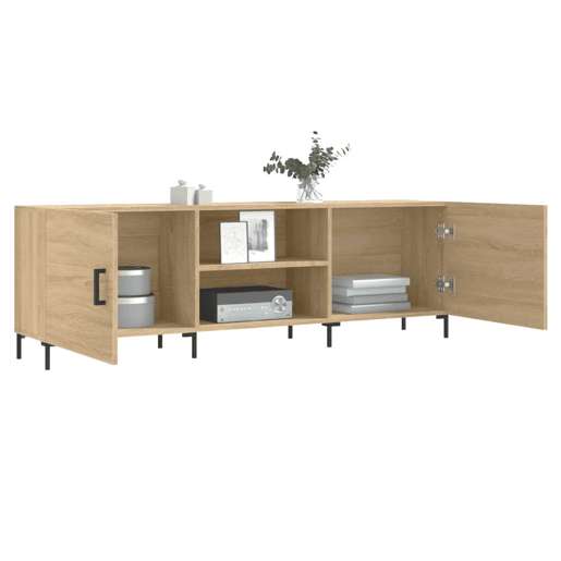 Móvel de TV - Modulo de TV - Armário de TV 150x30x50 cm derivados de madeira carvalho sonoma