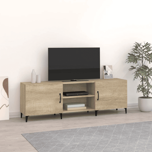 Móvel de TV - Modulo de TV - Armário de TV 150x30x50 cm derivados de madeira carvalho sonoma Móvel de TV - Modulo de TV - Armário de TV 150x30x50 cm derivados de madeira carvalho sonoma