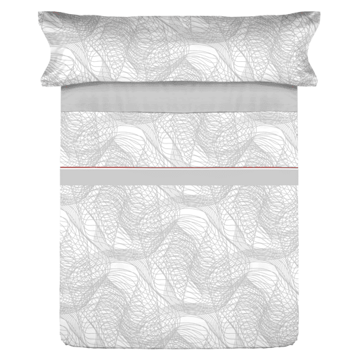 Conjunto de lençóis de microfibra Summer Infint Gris para cama 135cm Donegal Collections