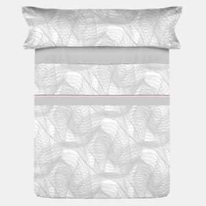 Conjunto de lençóis de microfibra Summer Infint Gris para cama 135cm Donegal Collections