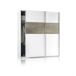 Armario Brike 2 puertas correderas Armario Brike 2 puertas correderas Blanco/ Madera