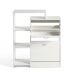 Zapatero con Estantería EASY | 2 Puertas Oscilantes 79 Zapatero con Estantería EASY | 2 Puertas Oscilantes 79 Blanco