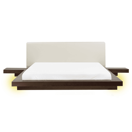 Beliani Cama com LED MDF ZEN Beliani Cama com LED MDF ZEN