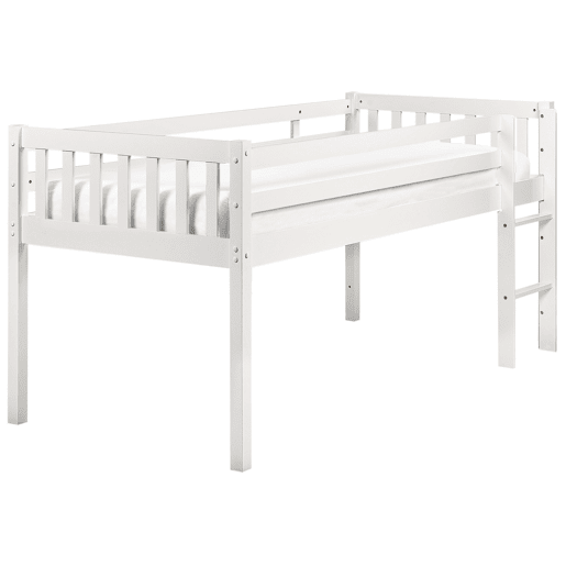 Cama de meia altura Madeira PEIPIN 90 x 200 cm Branco