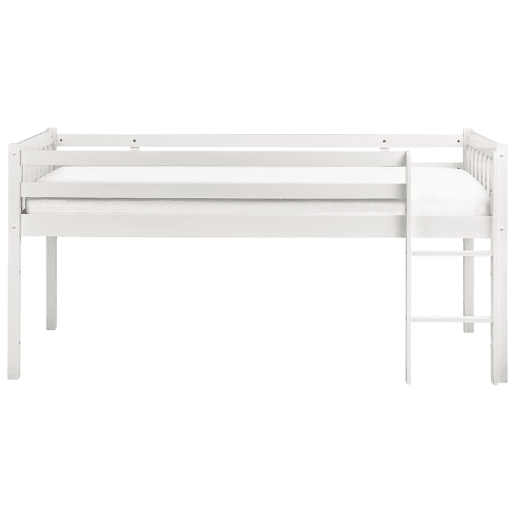 Cama de meia altura Madeira PEIPIN 90 x 200 cm Branco
