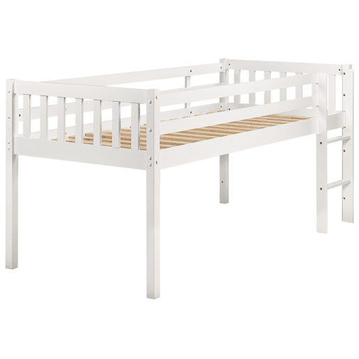 Cama de meia altura Madeira PEIPIN 90 x 200 cm Branco