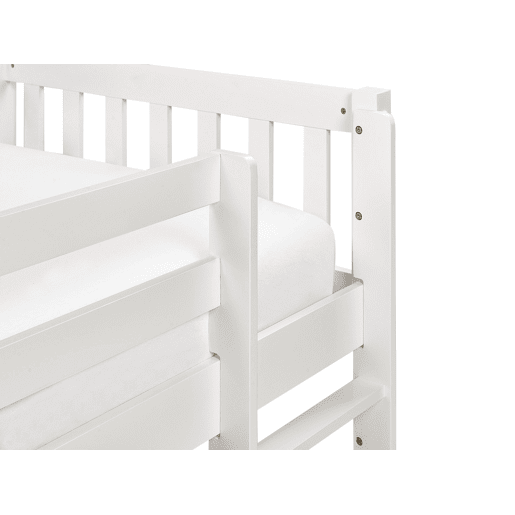 Cama de meia altura Madeira PEIPIN 90 x 200 cm Branco